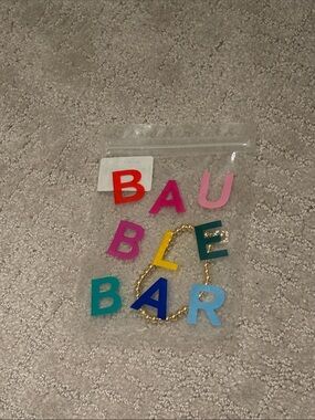 BaubleBar Initial Bracelet